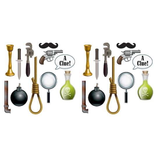 Beistle Murder Mystery Photo Fun Signs Set